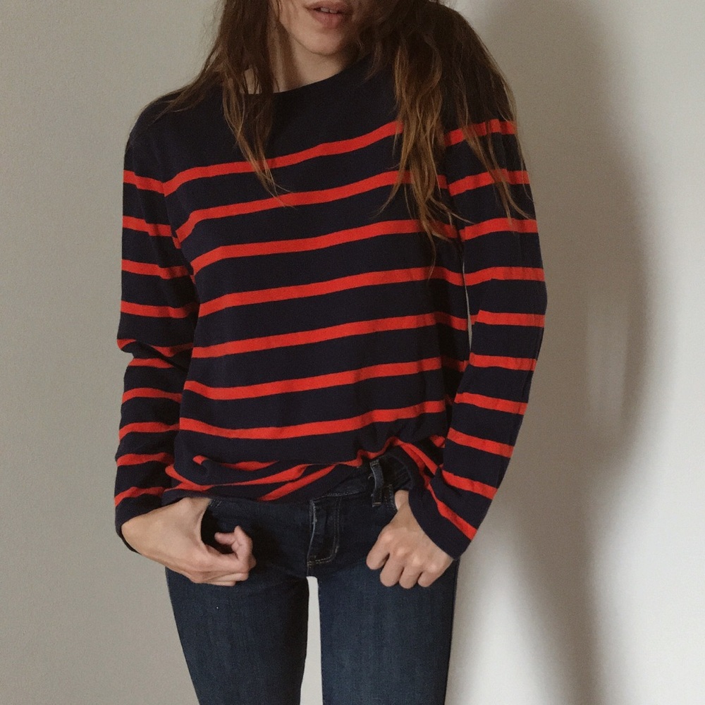 Navy/Red Sweater